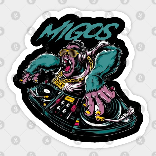 MIGOS RAPPER Sticker by Tronjoannn-maha asyik 